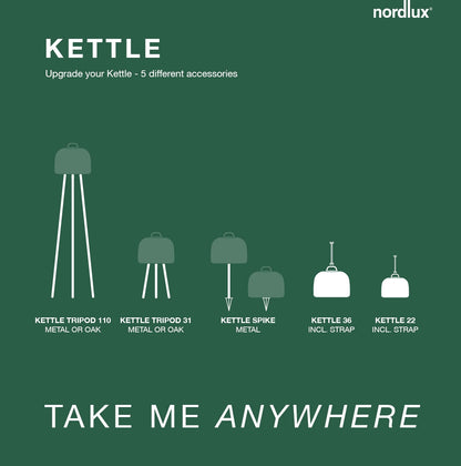 Kettle Tripod 100 / Black &amp; Bamboo Legs