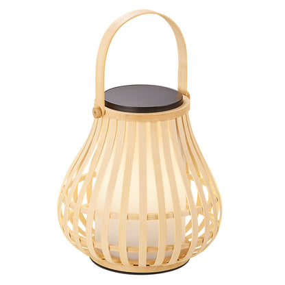 Leo To Go Rechargeable Table Lamp | Curved Bamboo