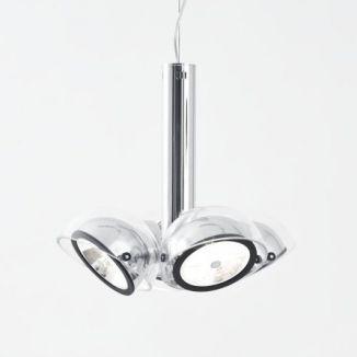 Gloss 4XQR111 Pendant by Wever &amp; Ducre | Chrome &amp; Glass